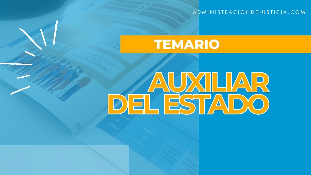 Temario de Auxiliar Administrativo del Estado: &iquest;Qu&eacute; Debes Saber para Aprobar?