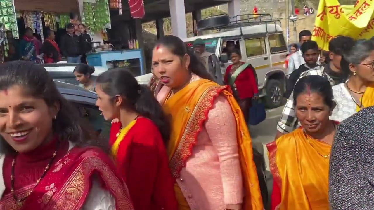 देघाट 26जनवरी कुमालेश्वर की महिला मंगल दल 
