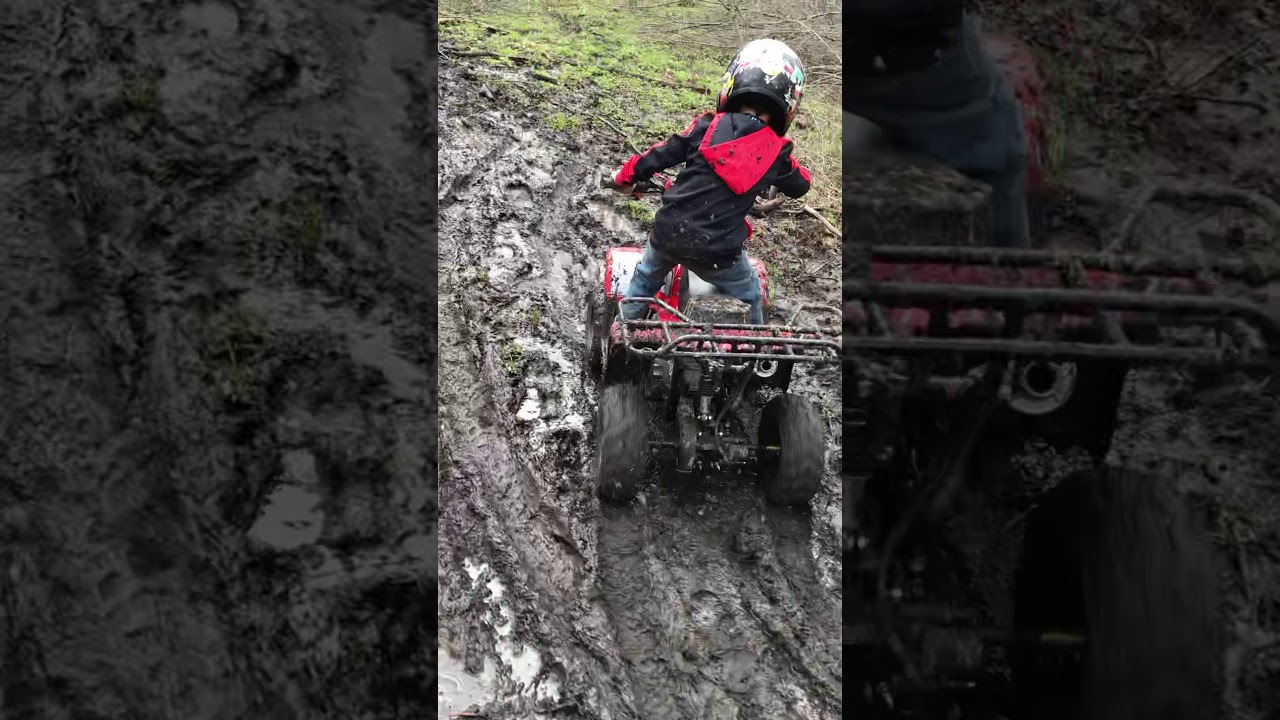 110cc Chinese ATV does really good! Smiles for miles!
