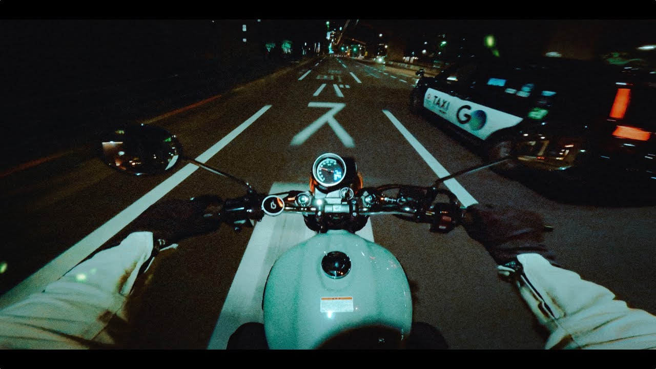 The Helicopter - HONDA GB350(CB350RS) Pure Sound / Driving Downtown Tokyo