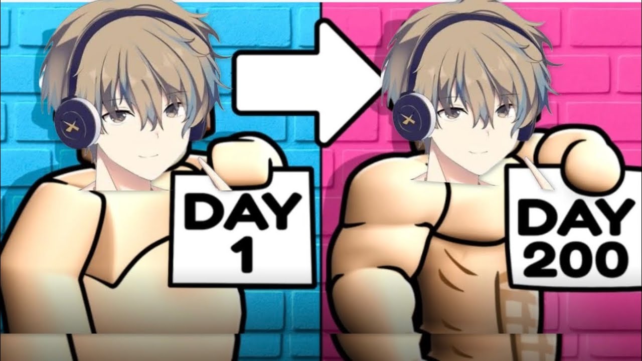 Playing gym simulator game in Roblox || HR Arts and gaming 