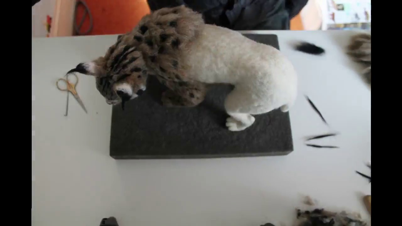 Needle Felted Iberian Lynx