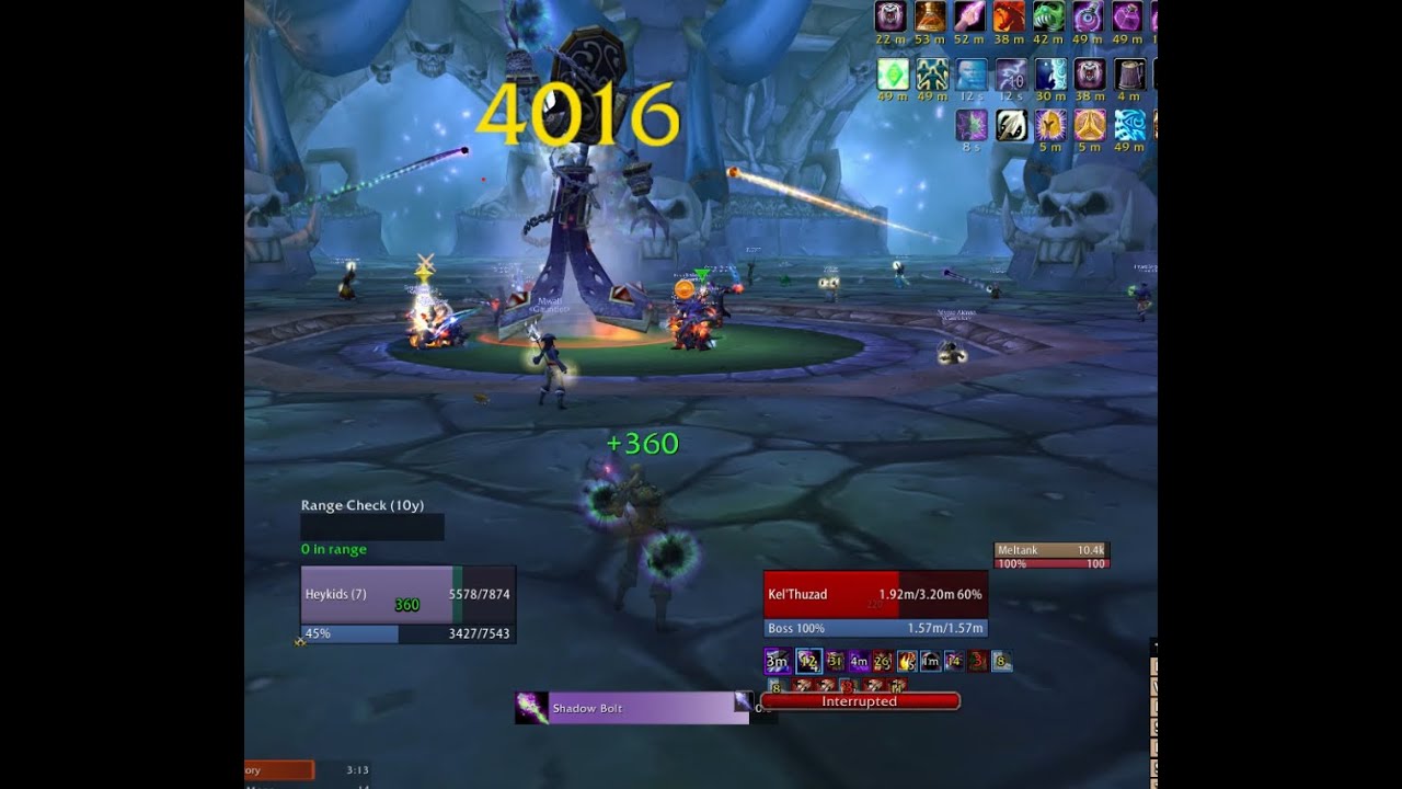 Kel Thuzad Kill Naxxramas warlock pov