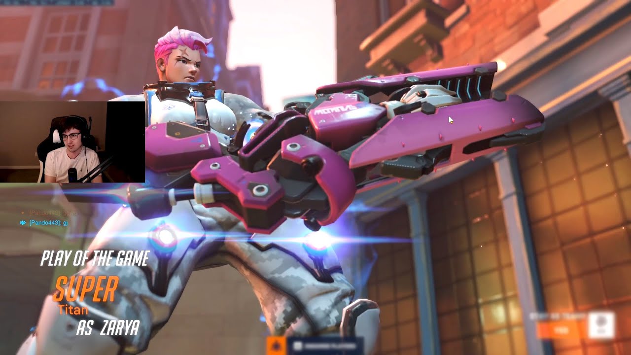 SUPER INSANE ZARYA GAMEPLAY - POTG! [ OVERWATCH 2 SEASON 5 TOP 500 ]