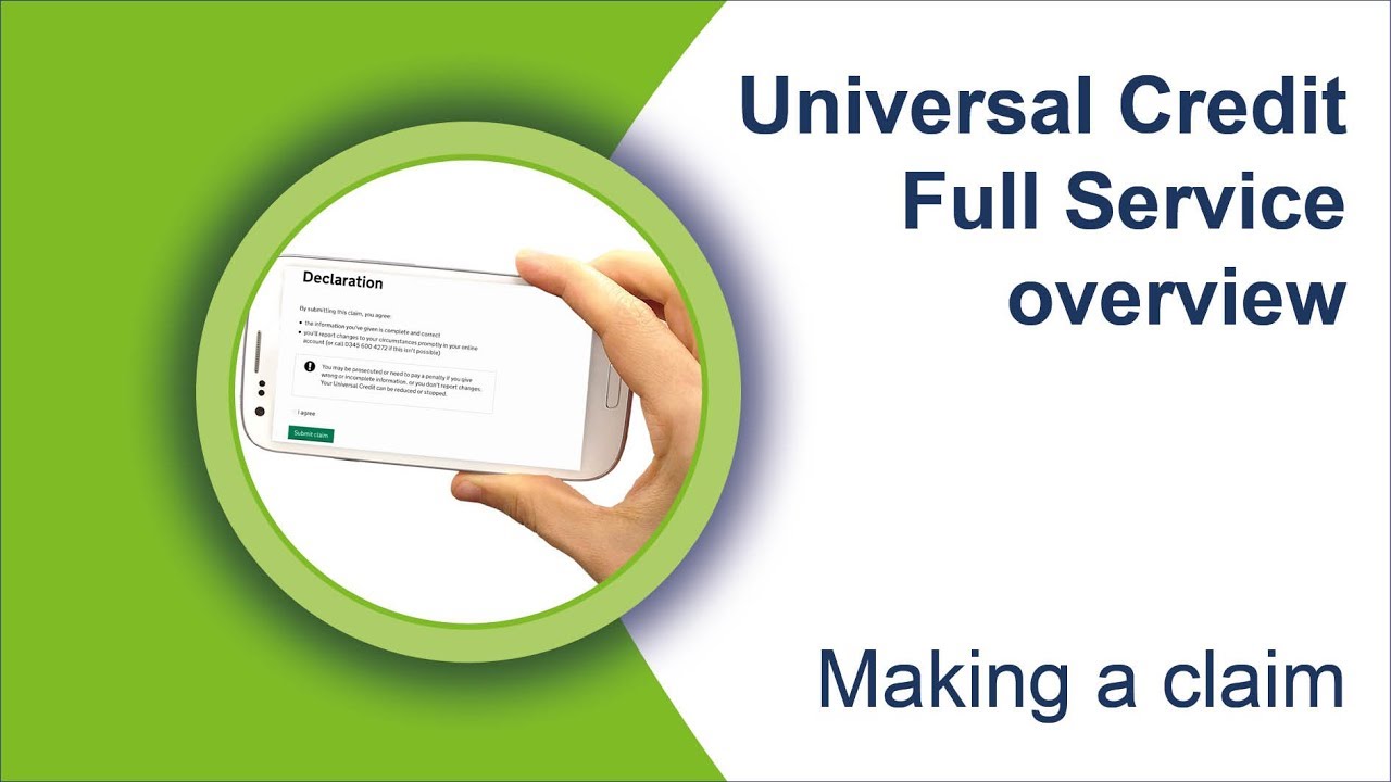 How to make a claim (Universal Credit full service)