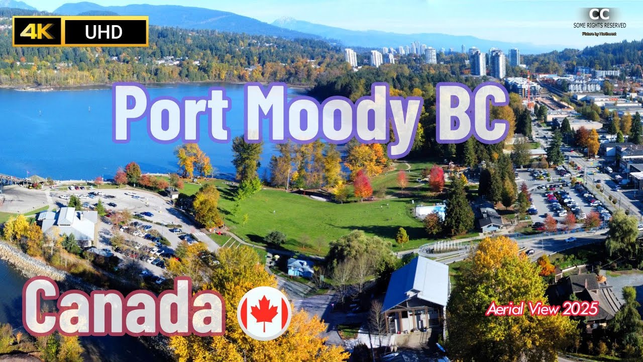 Port moody BC Canada Drone 4K