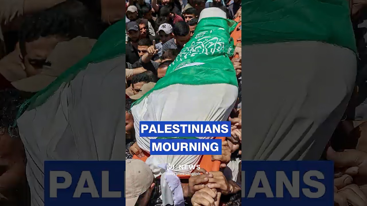 Palestinians mourn victims killed in overnight 'Israeli' strike on Gaza City