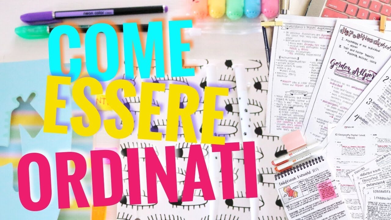 COME AVERE I QUADERNI ORDINATI A SCUOLA!📔 SCRIVERE BENE