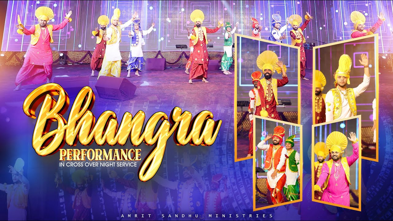 Bhangra Performance in Crossover Night Meeting 2026 #amritsandhuministries