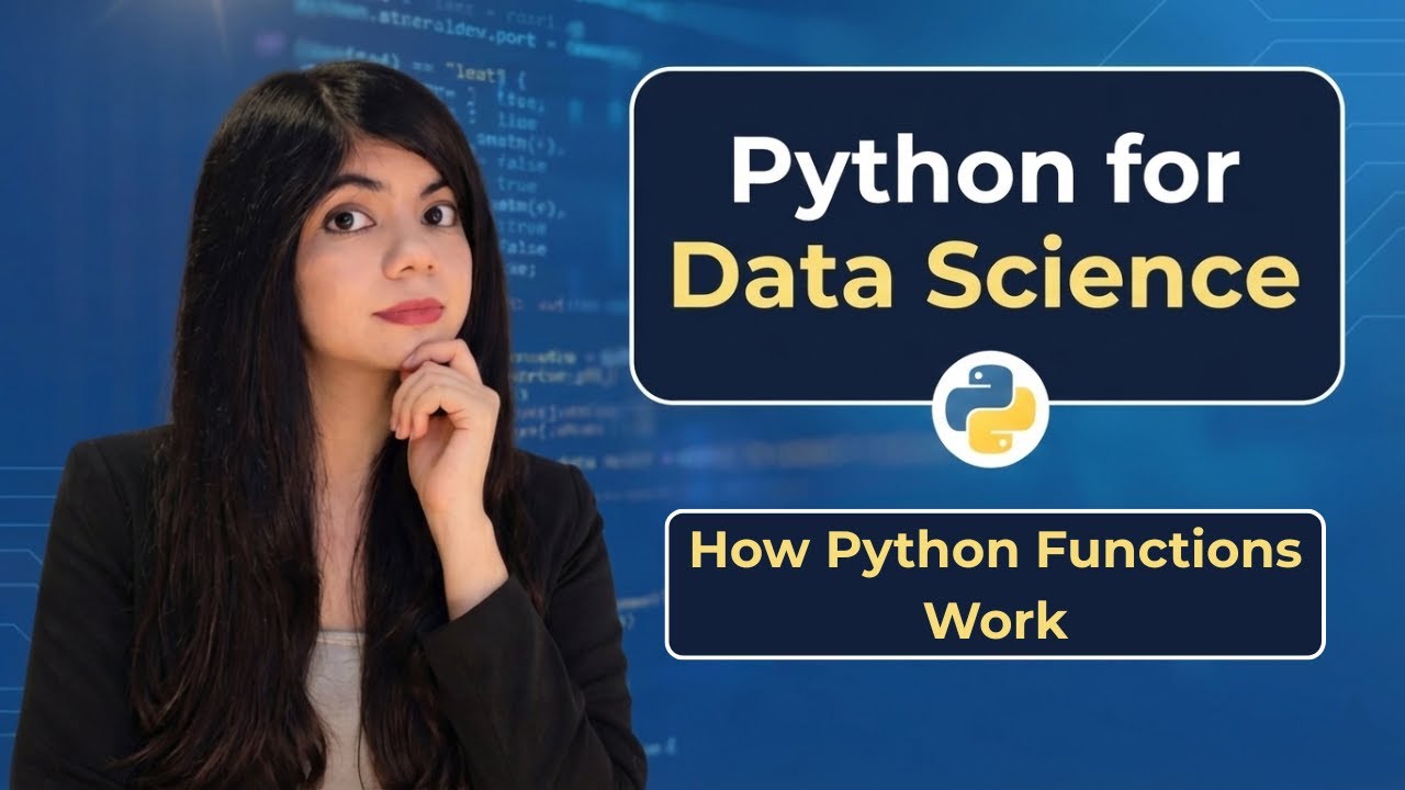 Functions in Python for Data Science Explained with Real Examples, Return, Docstrings, and main