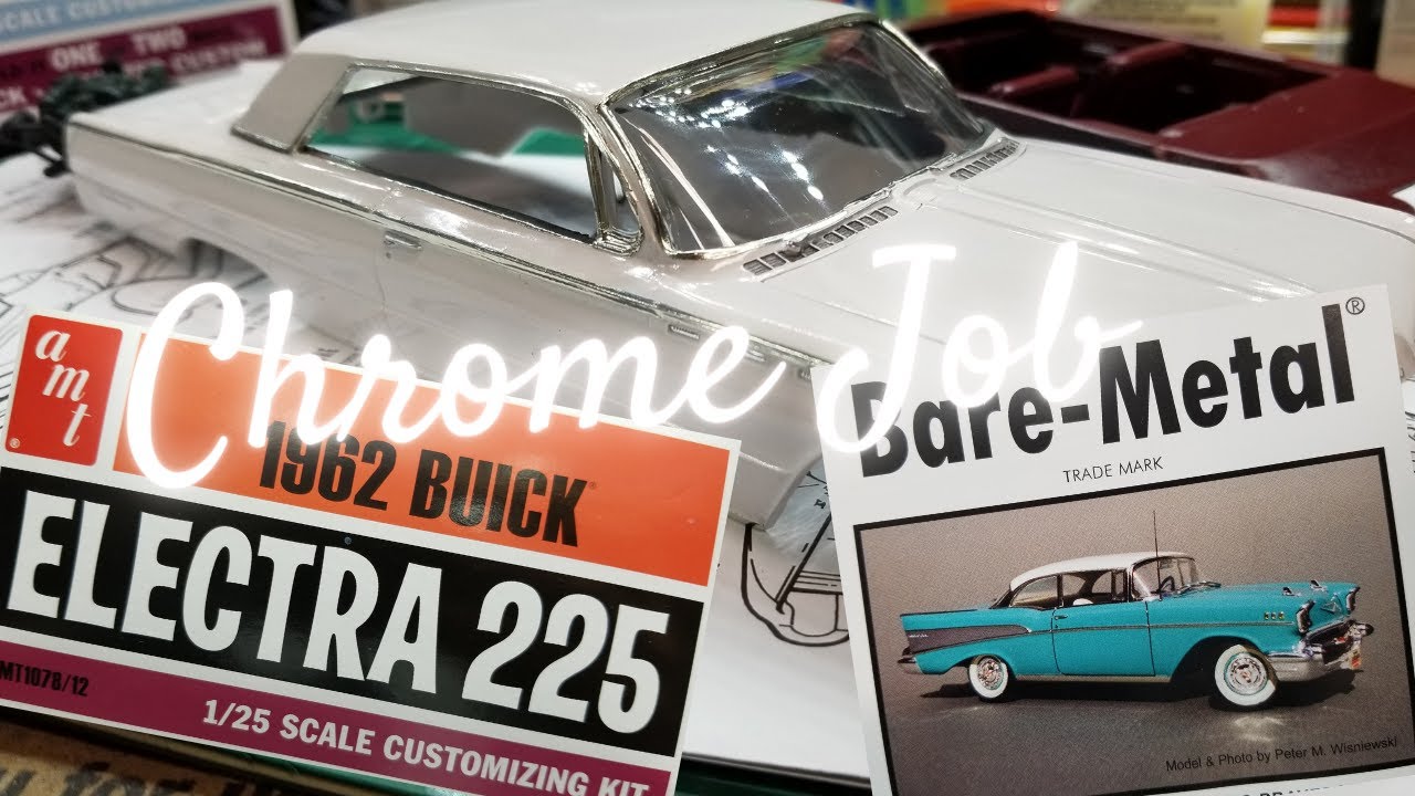 1962 Buick Electra 225 by AMT 1:25 Scale with Bare Metal Foil   PT:1