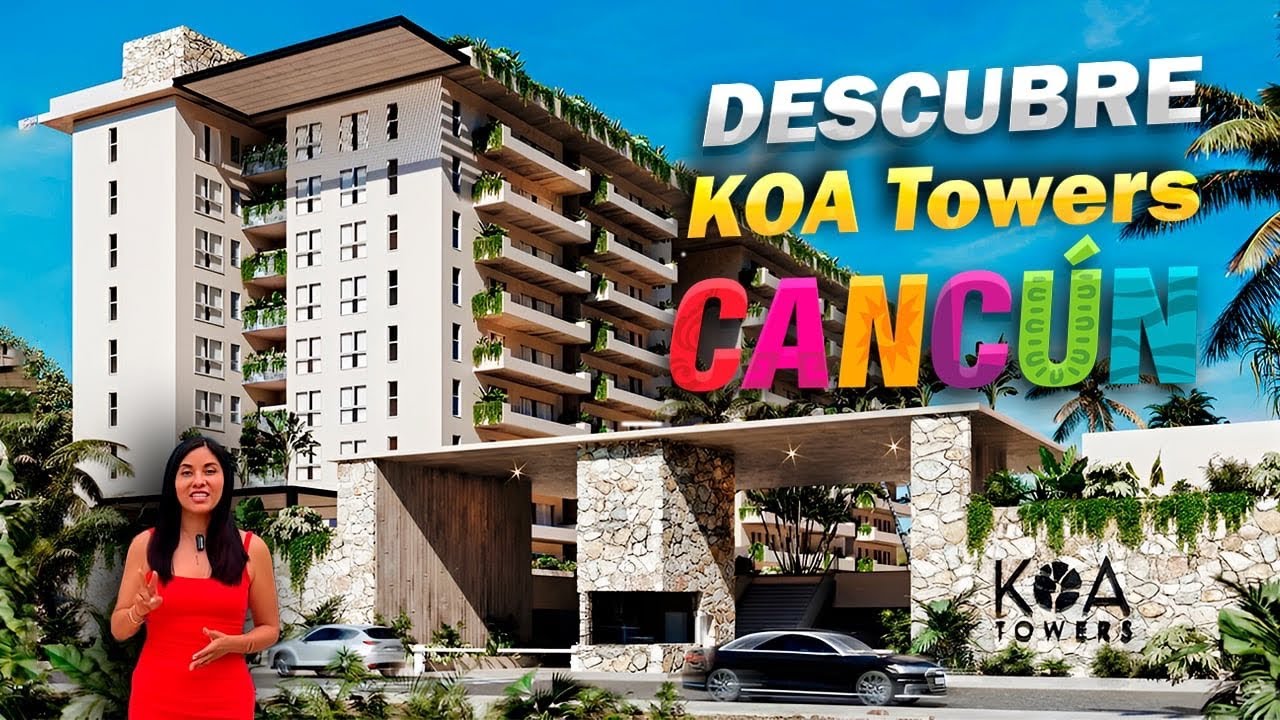 KOA TOWERS😍Departamentos Avenida HUAYACAN $3.5M de Pesos.AREKA TOWERS Cerca del AEROPUERTO CANCUN