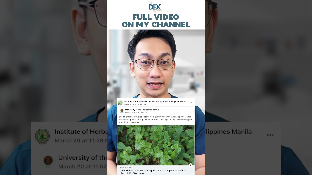 Alternative treatment para sa Gout at Hyperuricemia! | Dr. Dex Macalintal