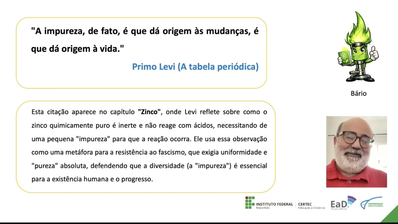 Aula de abertura - Química Analítica I - Prof. Ozelito Possidonio