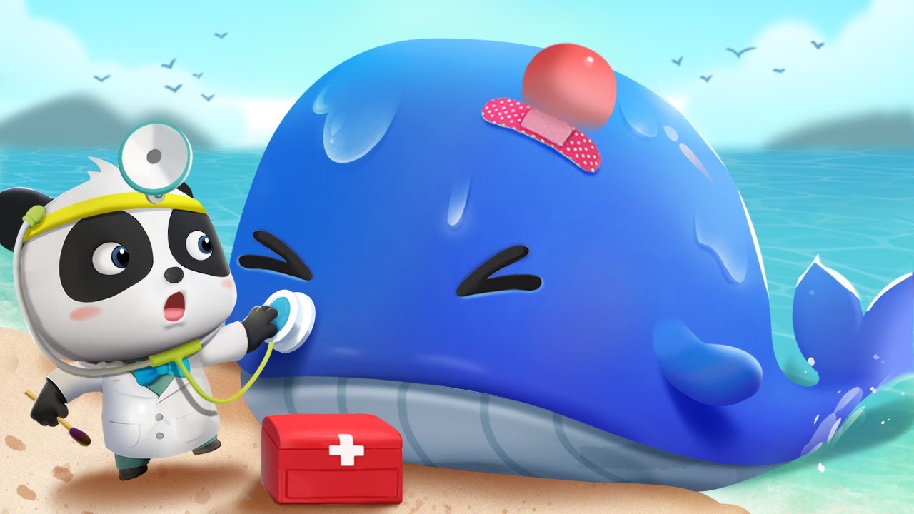 Magical Chinese Characters Ep 29- Saving a Whale | BabyBus TV - Kids Cartoon