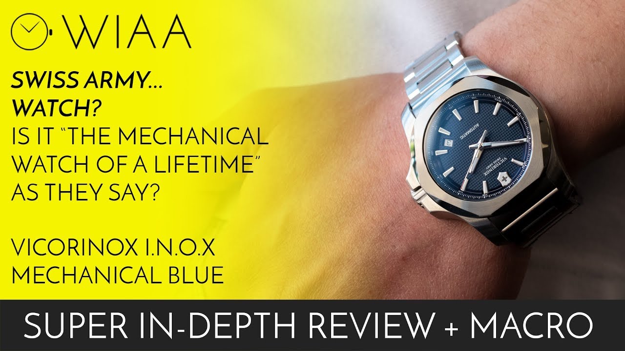 The mechanical watch of a lifetime? Victorinox I.N.O.X Mechanical Blue Watch Review
