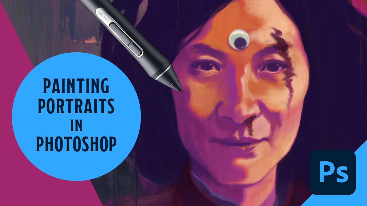 Illustration Masterclass with Kyle T. Webster - Painting Portraits in Photoshop
