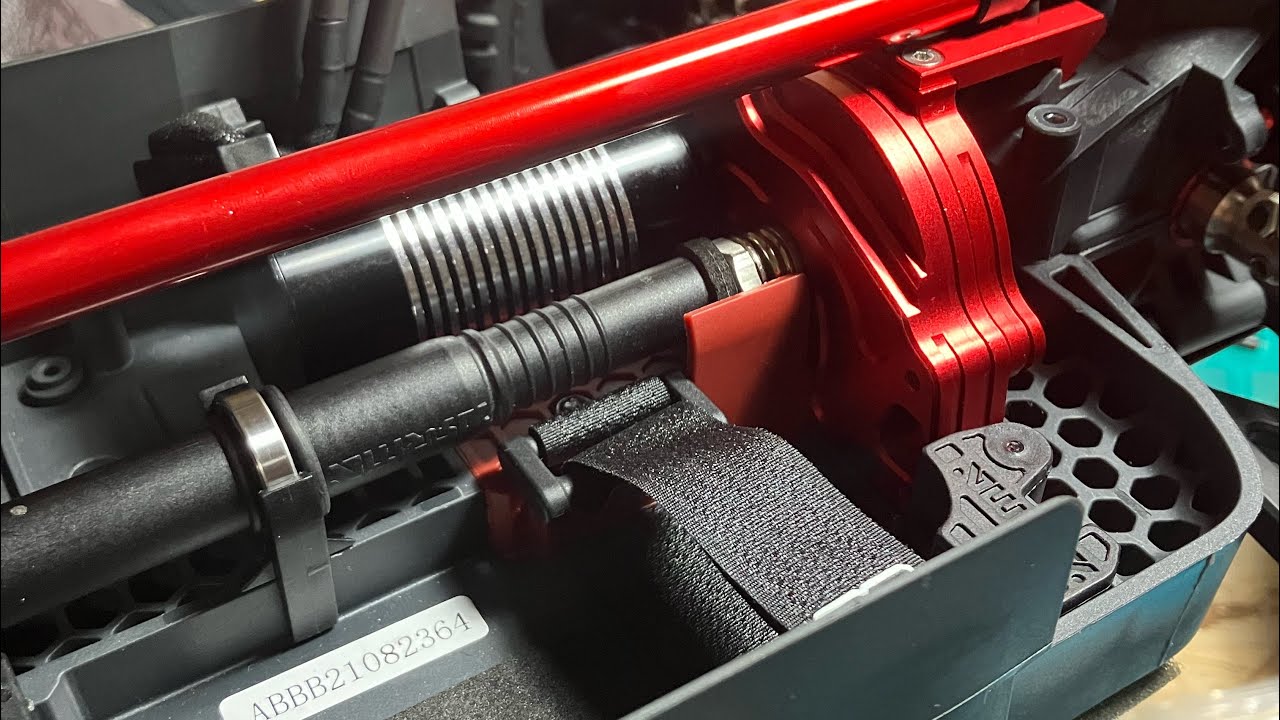 Arrma Big rock 3s aluminum motor mount installed