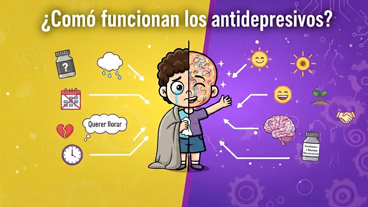 ¿Cómo funcionan los antidepresivos?