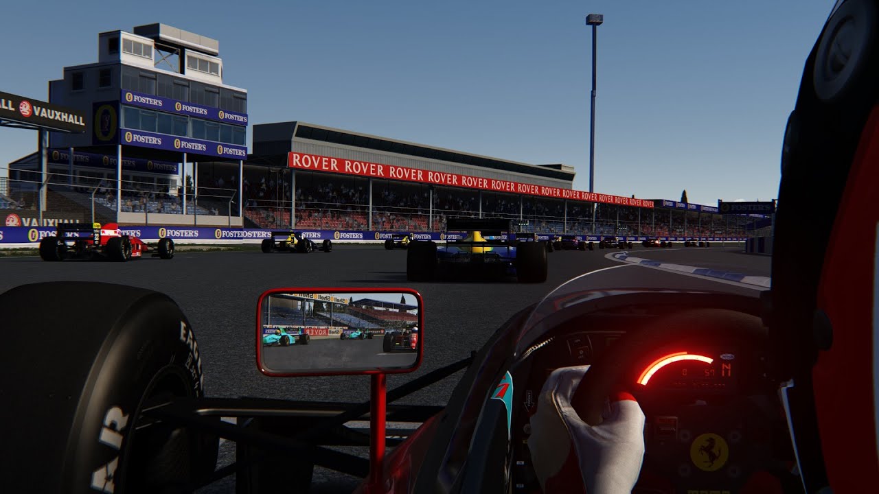 F1 Silverstone 1991 : The Ferrari drivers climb up the rankings - Assetto Corsa New AI Fastlane