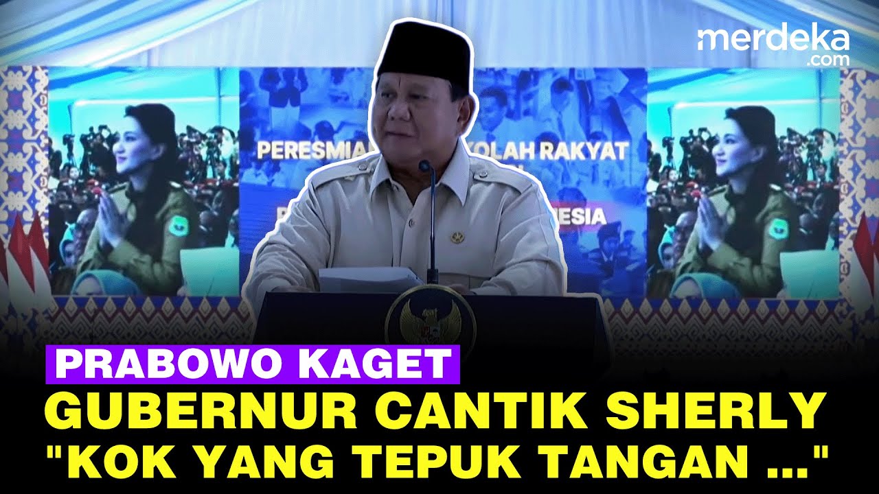 Prabowo Kaget Soal Gubernur Cantik Sherly Tjoanda: Kok yang Tepuk Tangan ...