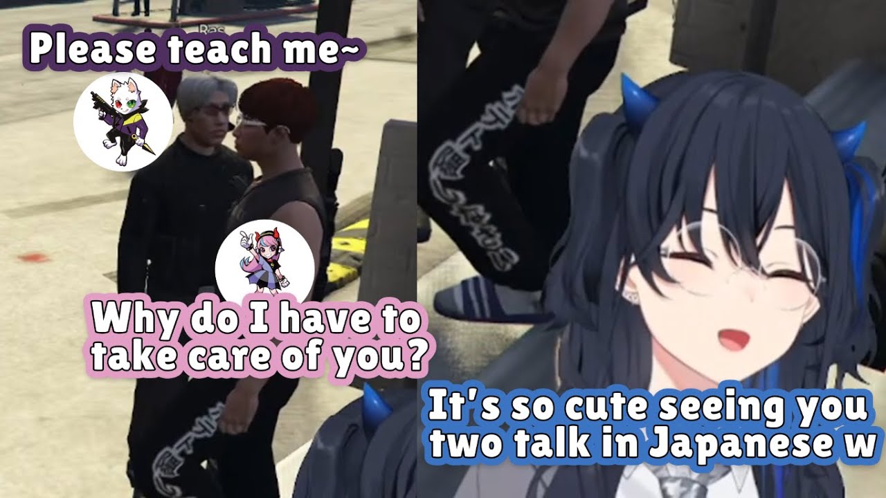 【GTAV MADTOWN】Uruha Laughs Watching Two Koreans Speaking Japanese [ICHINOSE URUHA/VSPO]