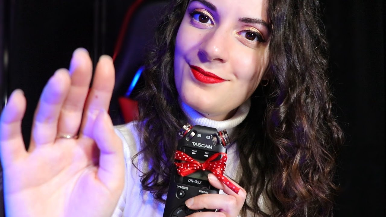 ASMR Español TOCANDO TU CARA Hermosa♥ + Atencion Personal, Mouth sounds, Susurros