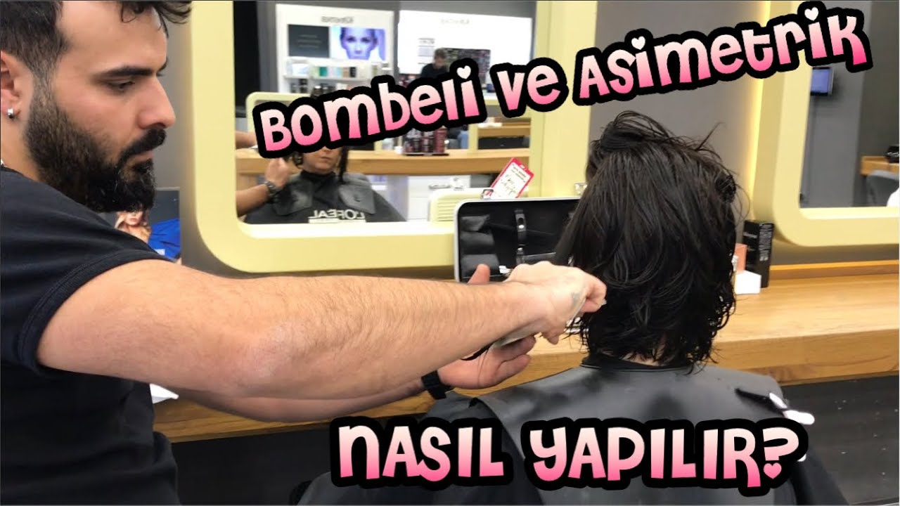 HOW TO MAKE A BOB HAIRCUT?  BOMBELİ VE ASİMETRİK SAÇ KESİMİ DETAYLI!  #bobhaircut #bobkesim