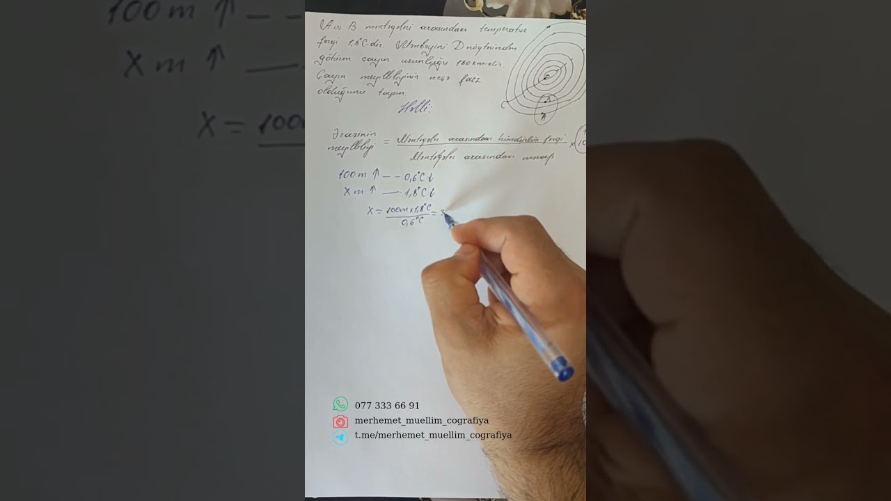 Coğrafiya məsələləri.