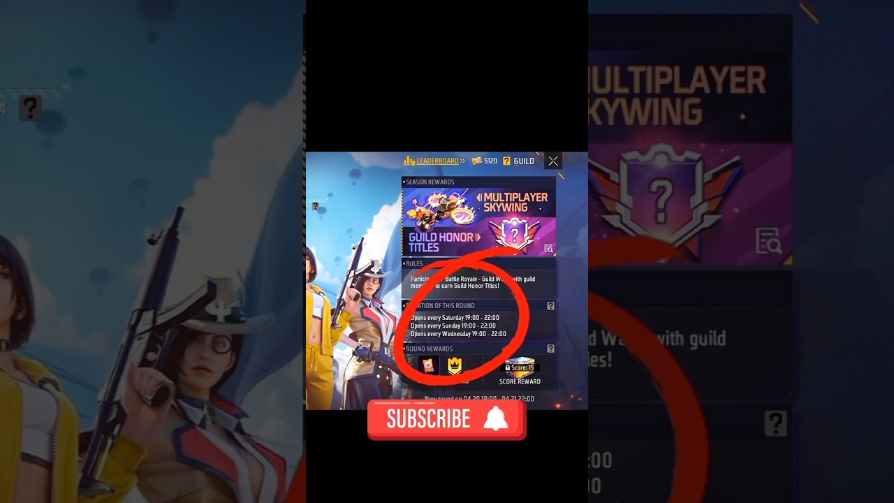 Guild War-3 New Updates 🤯 Timing Change 😱 || #shorts #freefire #shortsfeed #guildwar3 #trending
