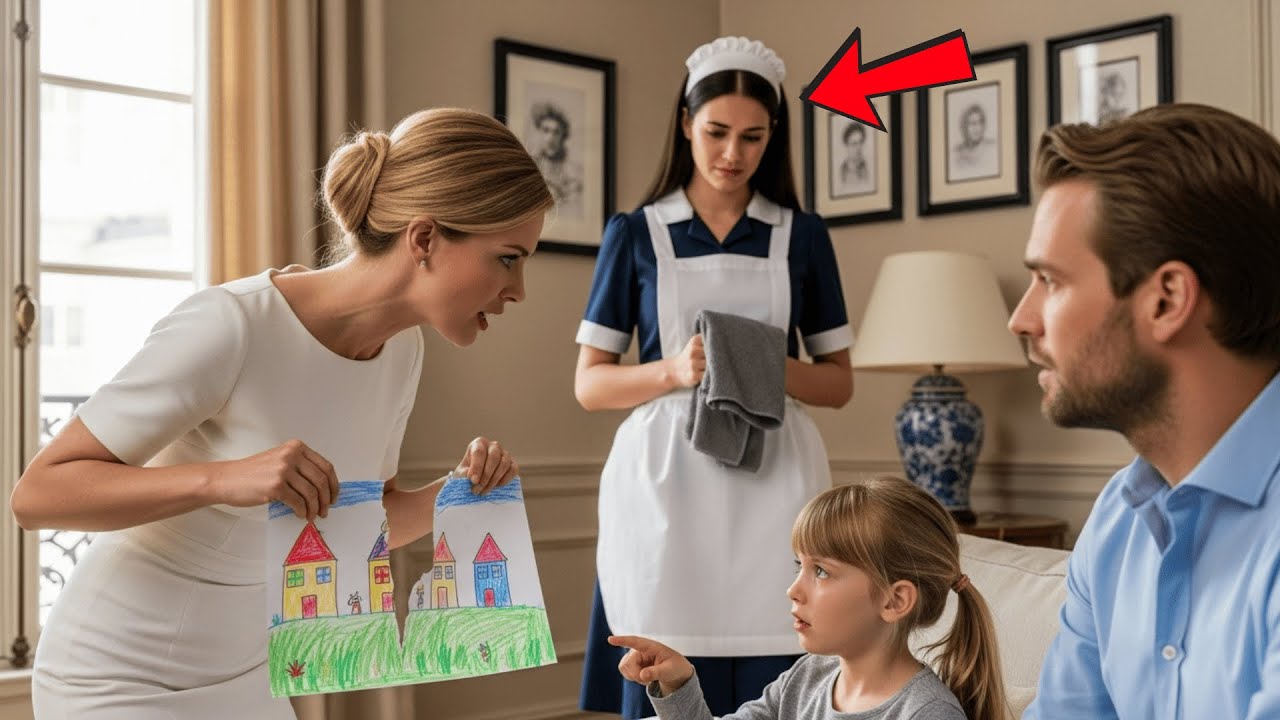 Millionnaire Vit Sa Fiancée Déchirer Le Dessin De Sa Fille Pour La Nourrice — Et Annula Le Mariage
