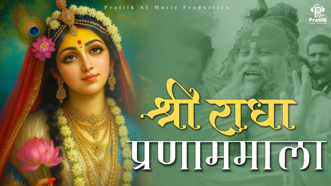 🌸 श्रीराधा प्रणाममाला | Shri Radha Pranama Mala | Official Lyrical Video | Pratiik Bhakti Songs 🌸