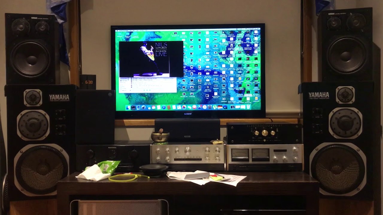 Electrocompaniet ECI 1 And Yamaha Ns-1000m