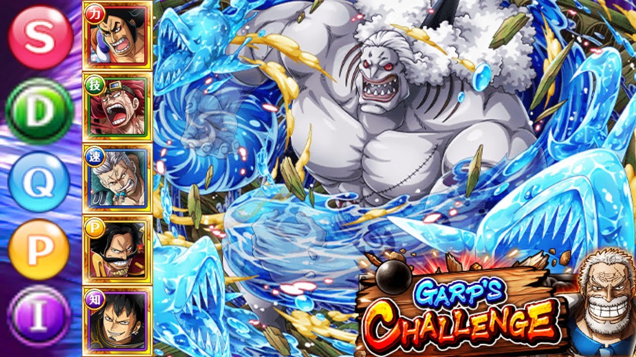 OPTC GARP'S CHALLENGE HODY! ALL COLOURS! STR DEX QCK PSY INT
