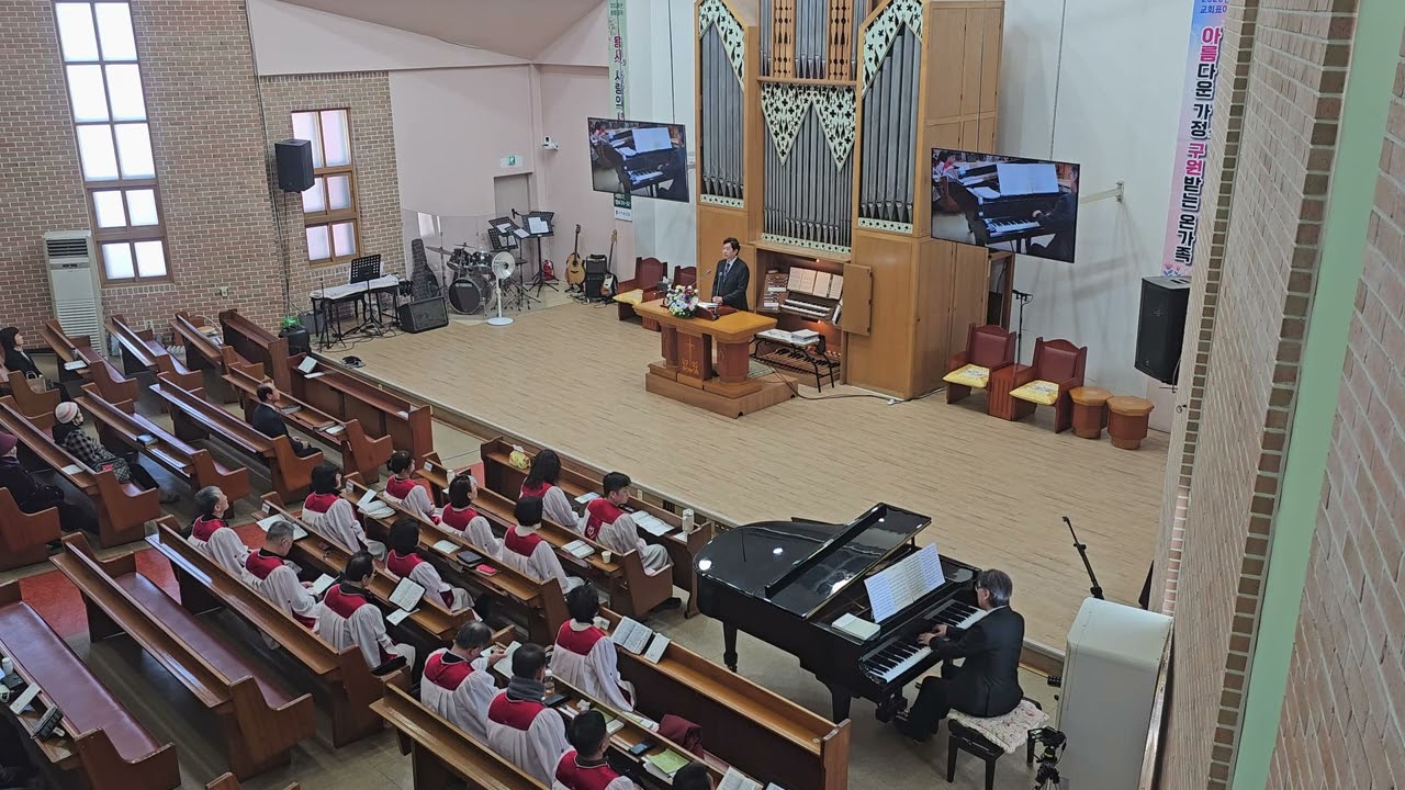 피아노 특송 '오 신실하신 주'