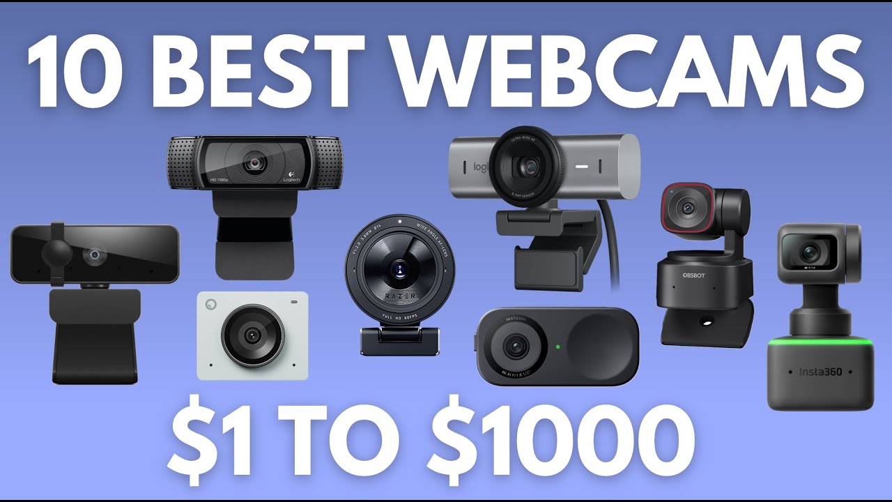 10 best webcams at every price in 2025 - Logitech, Insta360, OBSBOT, Razer & Lenovo