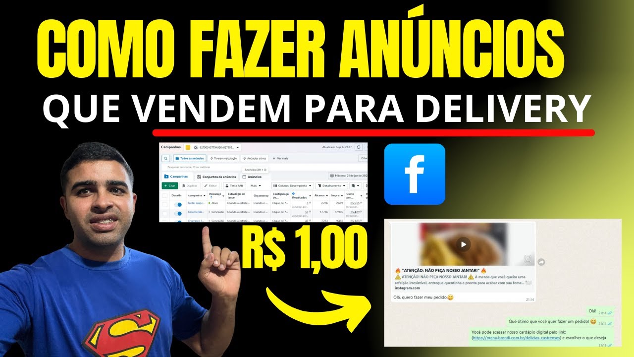 Como fazer TRÁFEGO PAGO PARA DELIVERY Como Atrair Mais Clientes com Anúncios no Facebook e Instagram