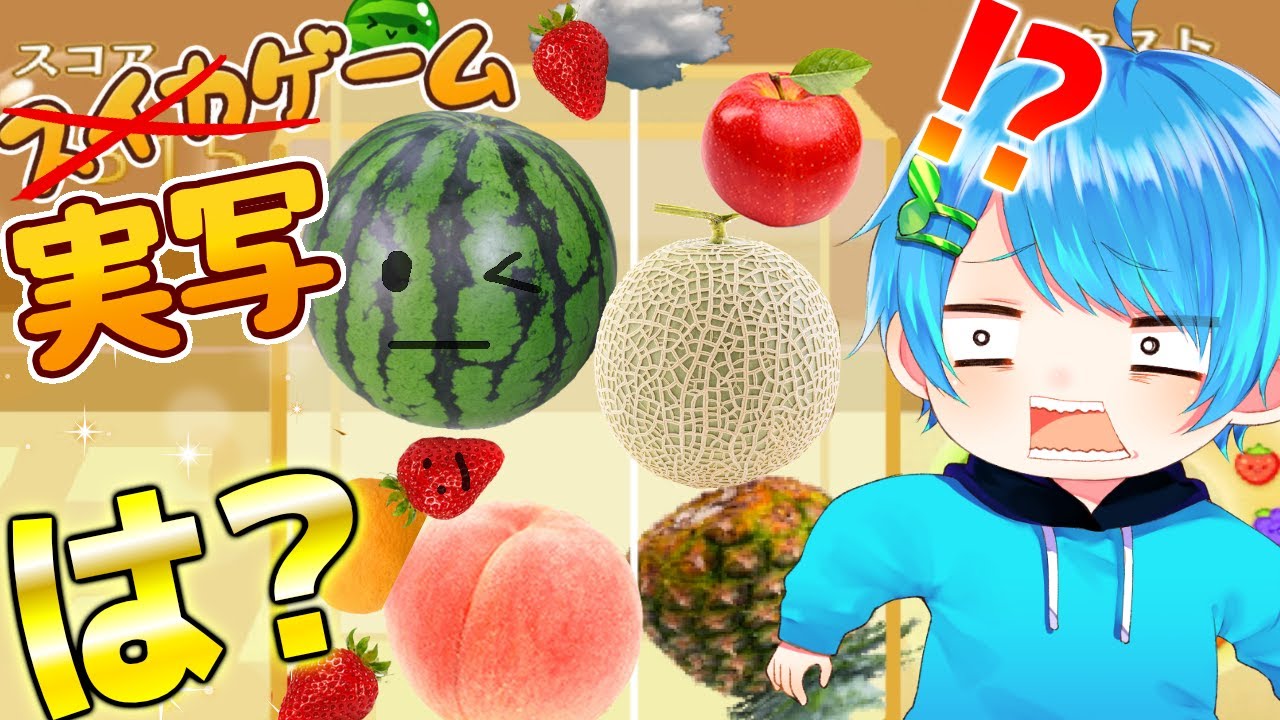 全てが実写になった世界のスイカゲームを遊んでみたら、想像を絶する事態にwww【スイカゲーム】