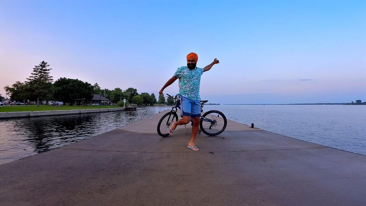 Bike Ride and Joyful Dancing in Morrisburg, Ontario