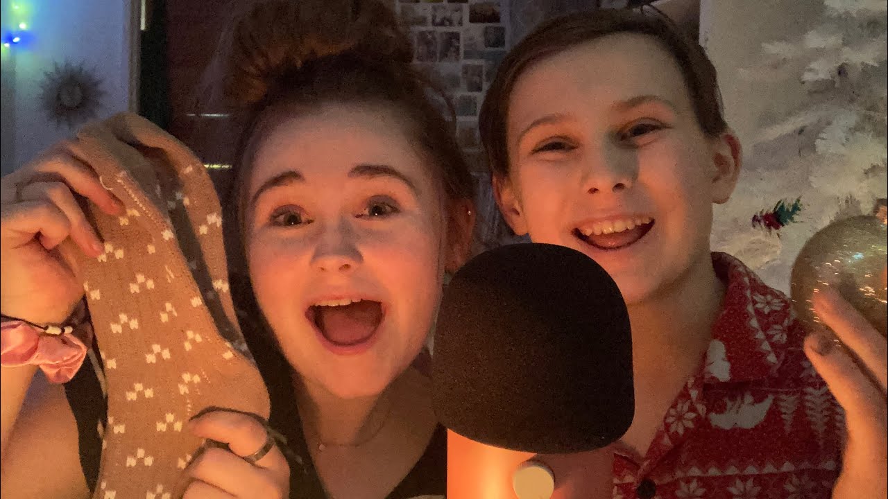 My little brother tries ASMR for the first time!! 🥰❤️