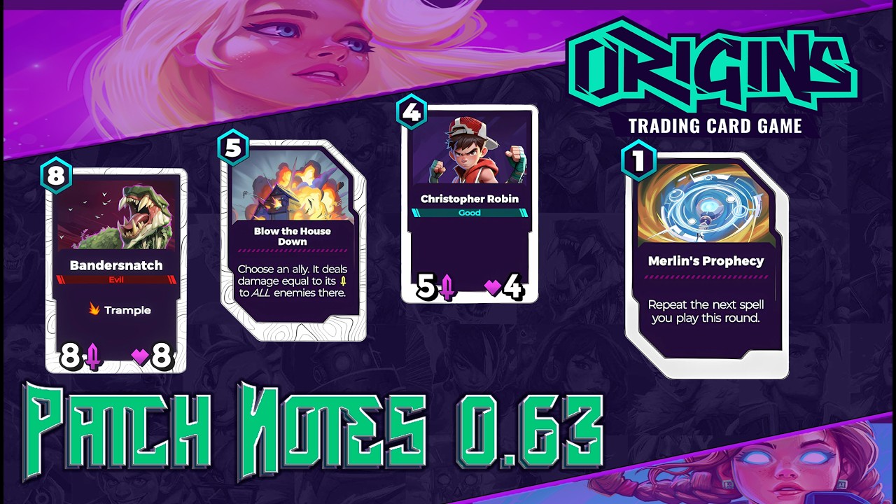 Patch Notes 0.63 - Origins TCG - Good Overall Changes