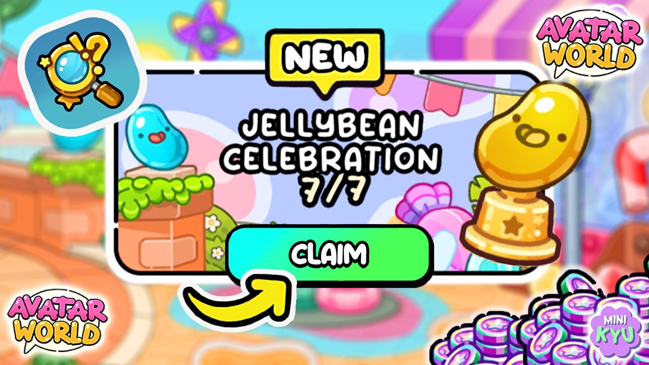 ⚠️ GET FREE COINS 💰 Claim It Now ‼️ Jellybean Celebration SECRETS | AVATAR WORLD PAZU 🌎