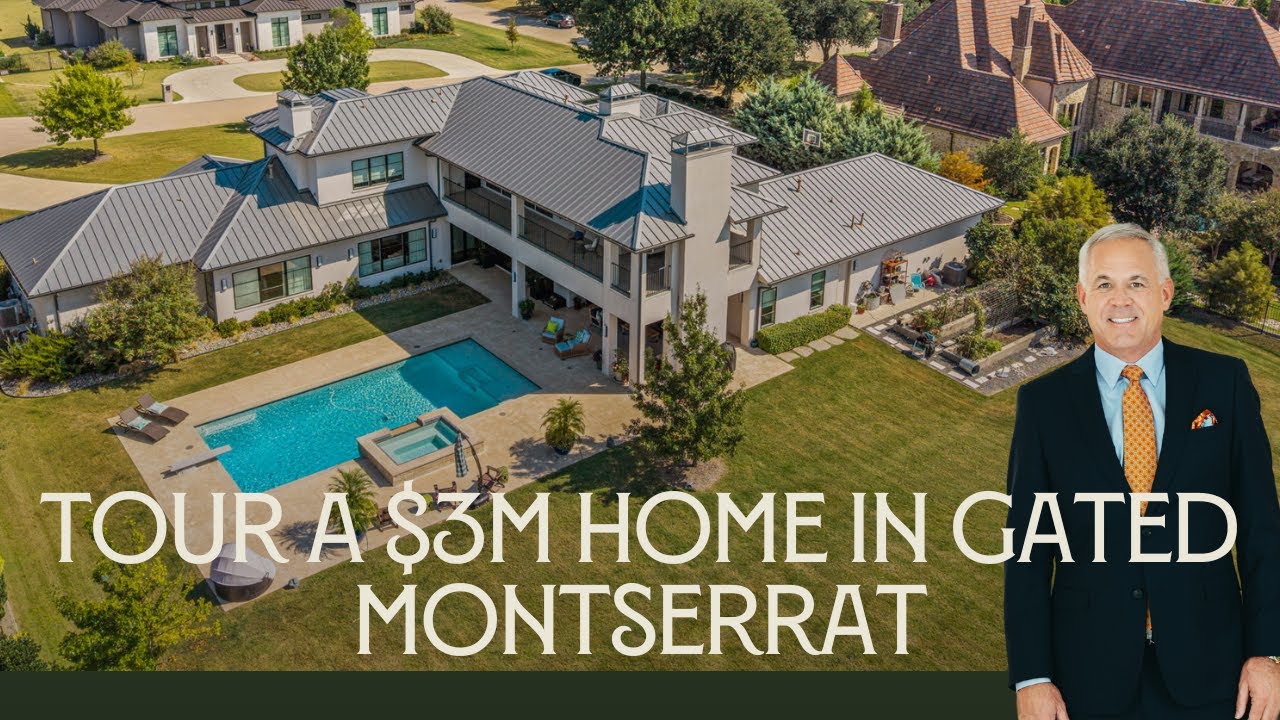 Inside a $3M Luxury Estate in Montserrat | 6,467 Sq Ft Modern Mediterranean Home in Fort Worth