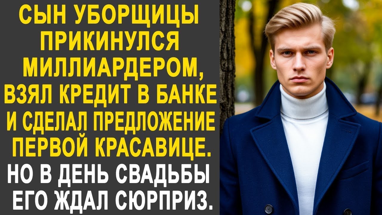 Сын уборщицы прикинулся миллиардером и сделал предложение первой красавице. Но в день свадьбы...