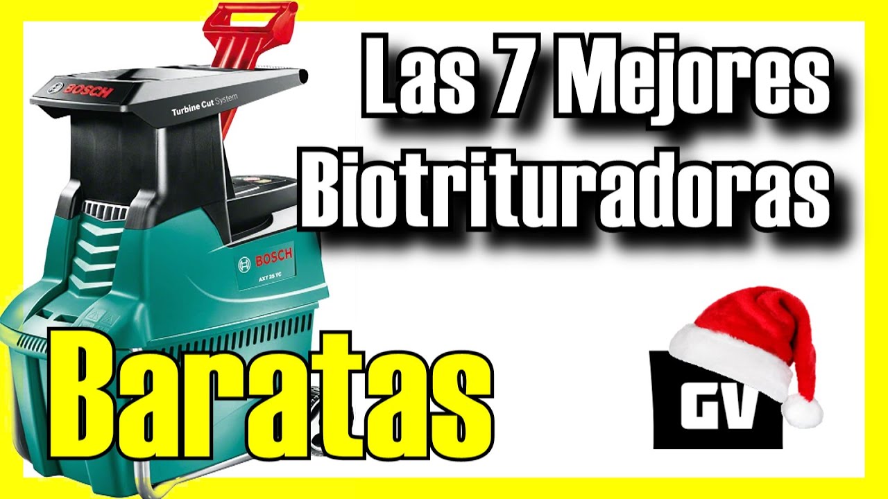 🌳 Las 7 MEJORES Biotrituradoras de Ramas BARATAS de Amazon [2024]✅[Calidad/Precio] Eléctricas