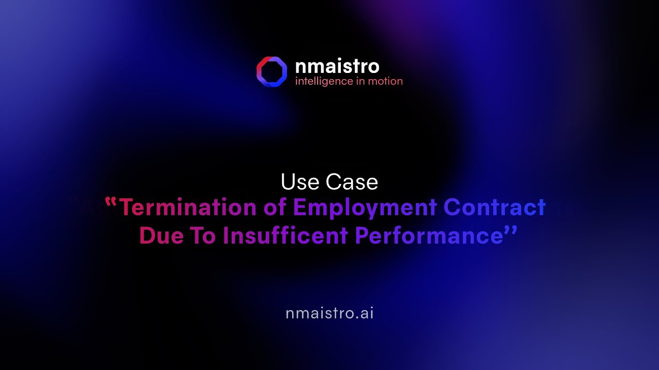 Performance-Based Termination Under Turkish Labor Law | Employment Workflow with nmaistro