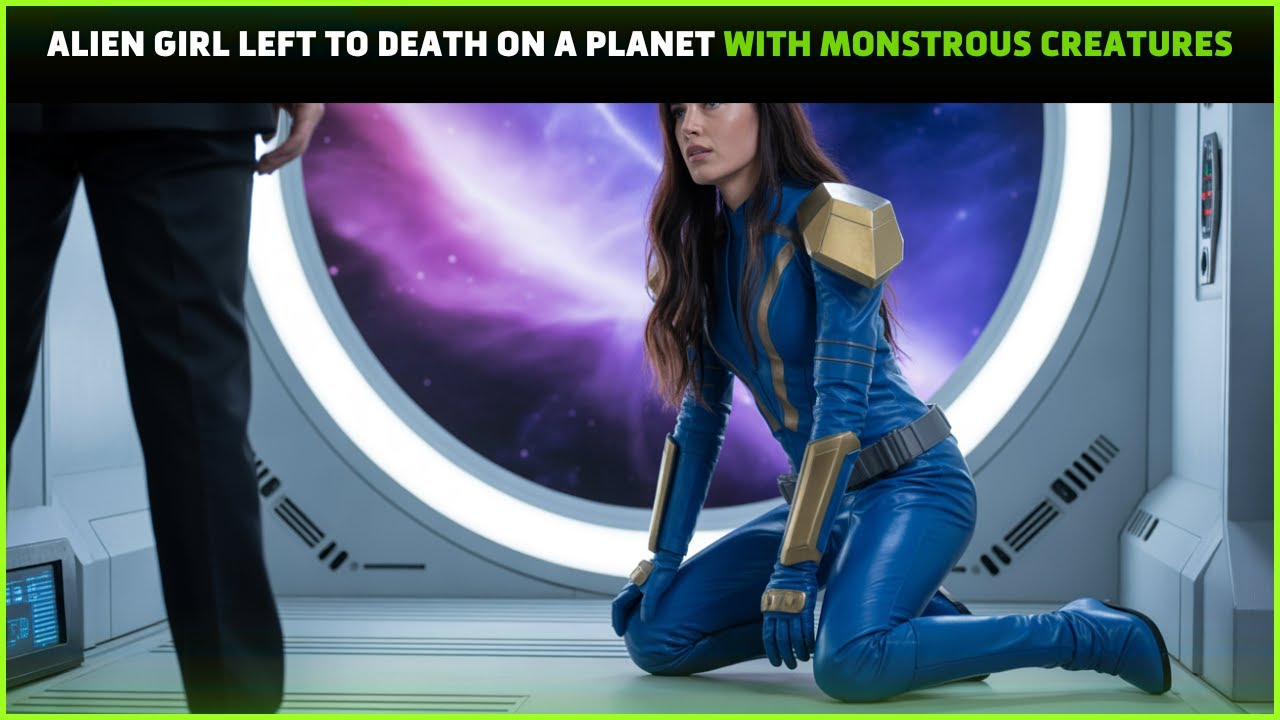 Abandoned to Death on a Planet of Monsters, the Poor Alien Girl Was Saved by a Human Trader!