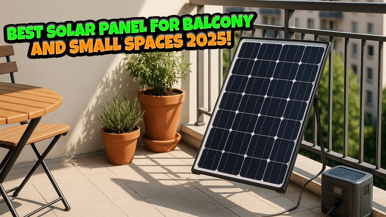 Top 5 Best Solar Panel For Balcony Or Small Space!🔥🔥