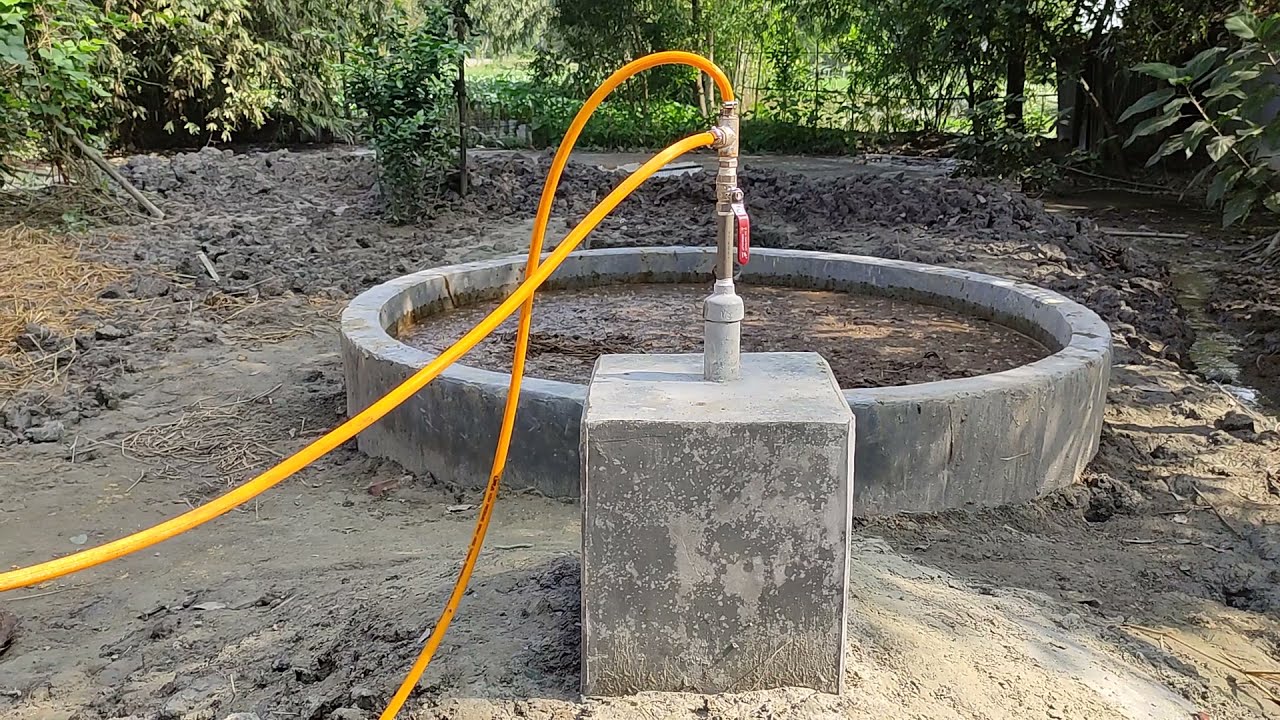 (biogas plant) বায়োগ‍্যাস প্লান্টে পাইব ও চুলা ফিটিং দেওয়ার নিয়ম  01761546014