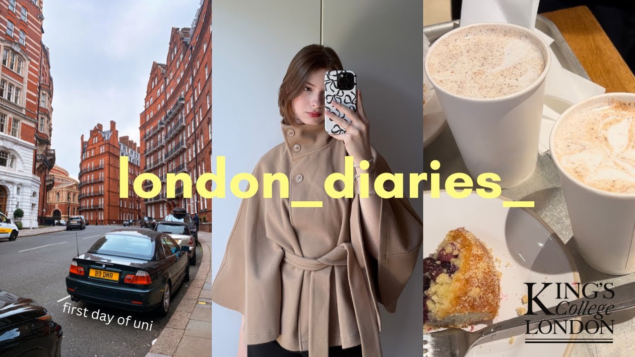 back to uni vlog 🗞️🎓🧸 grwm for my first day of uni as a politics student in london
